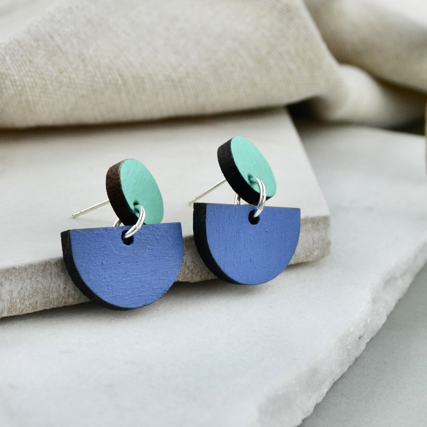 Colour Pop Dangly Stud Earrings