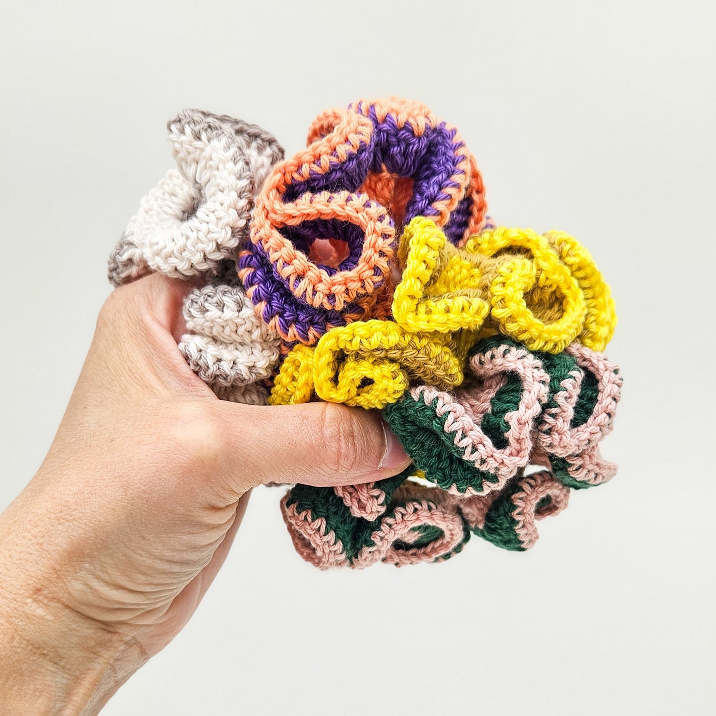 Crochet Hair Scrunchies