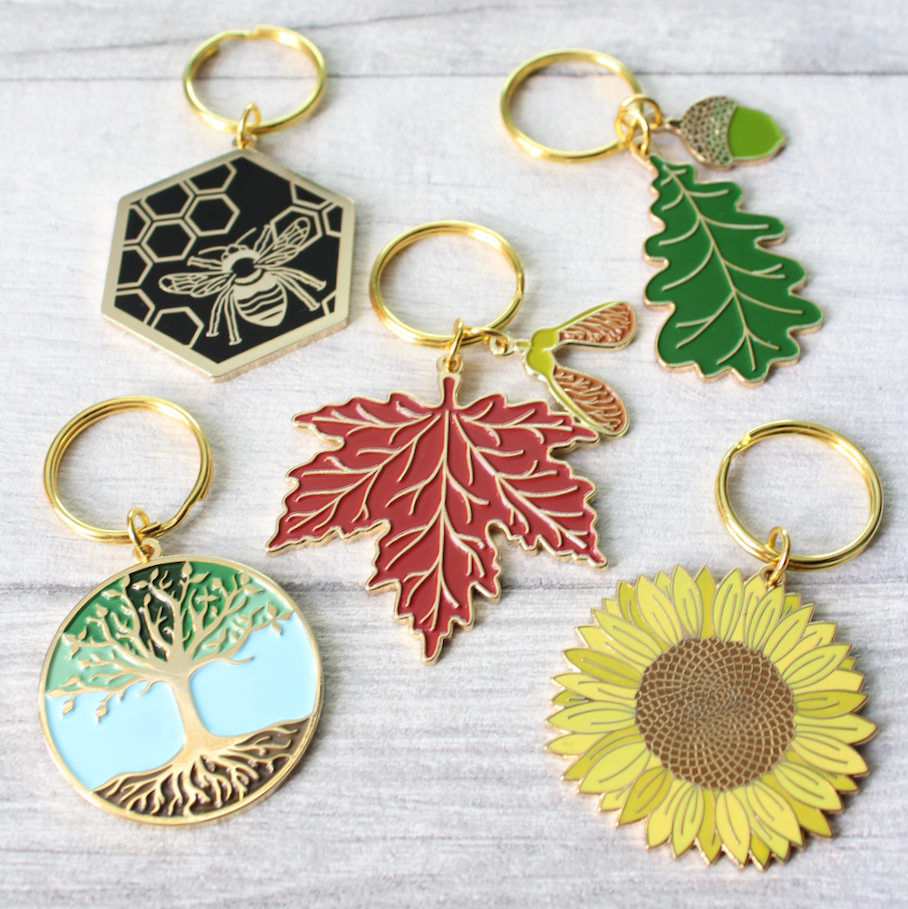 Maple & Seed Keyring