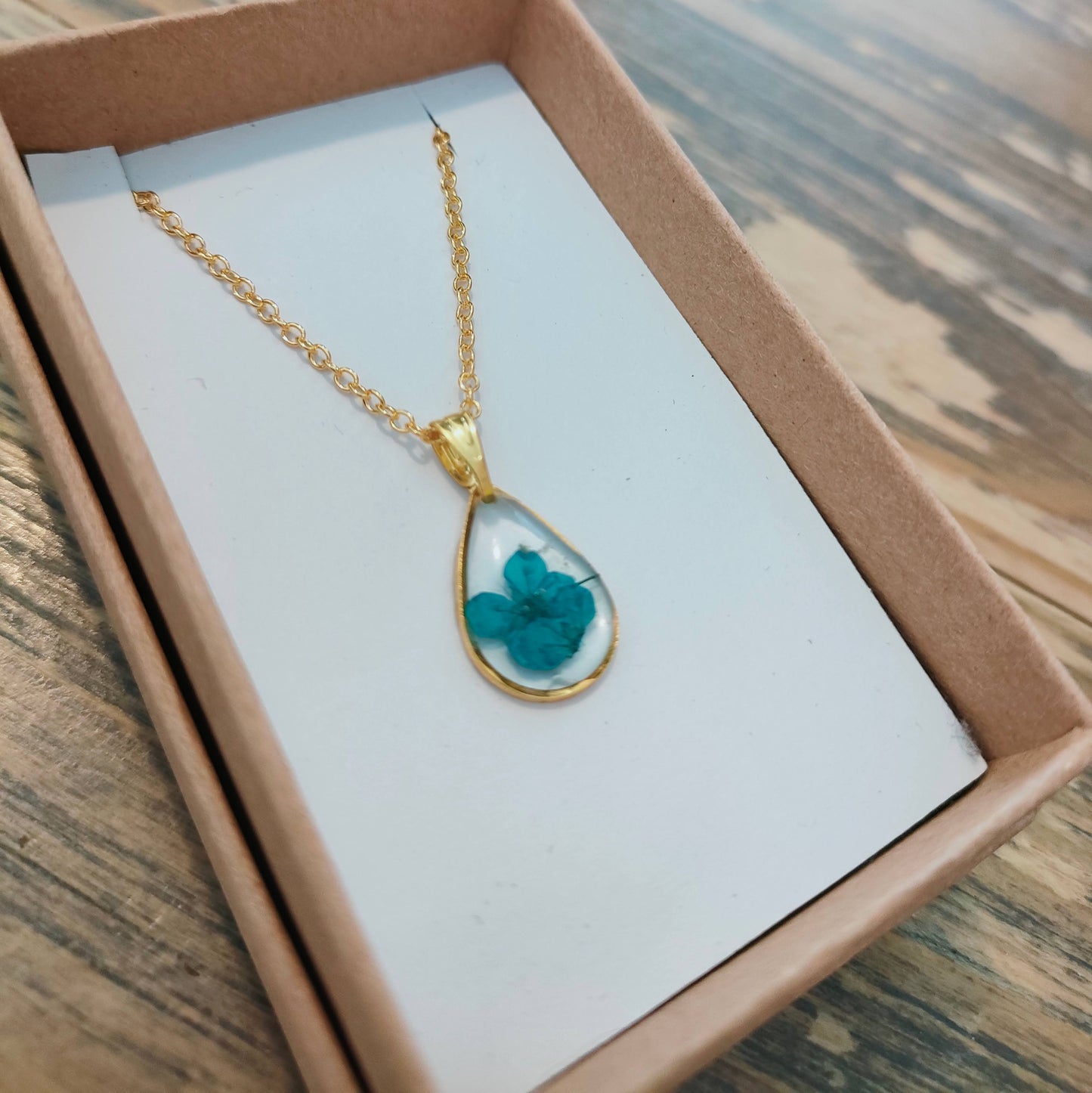 Pressed Flower Resin Necklaces