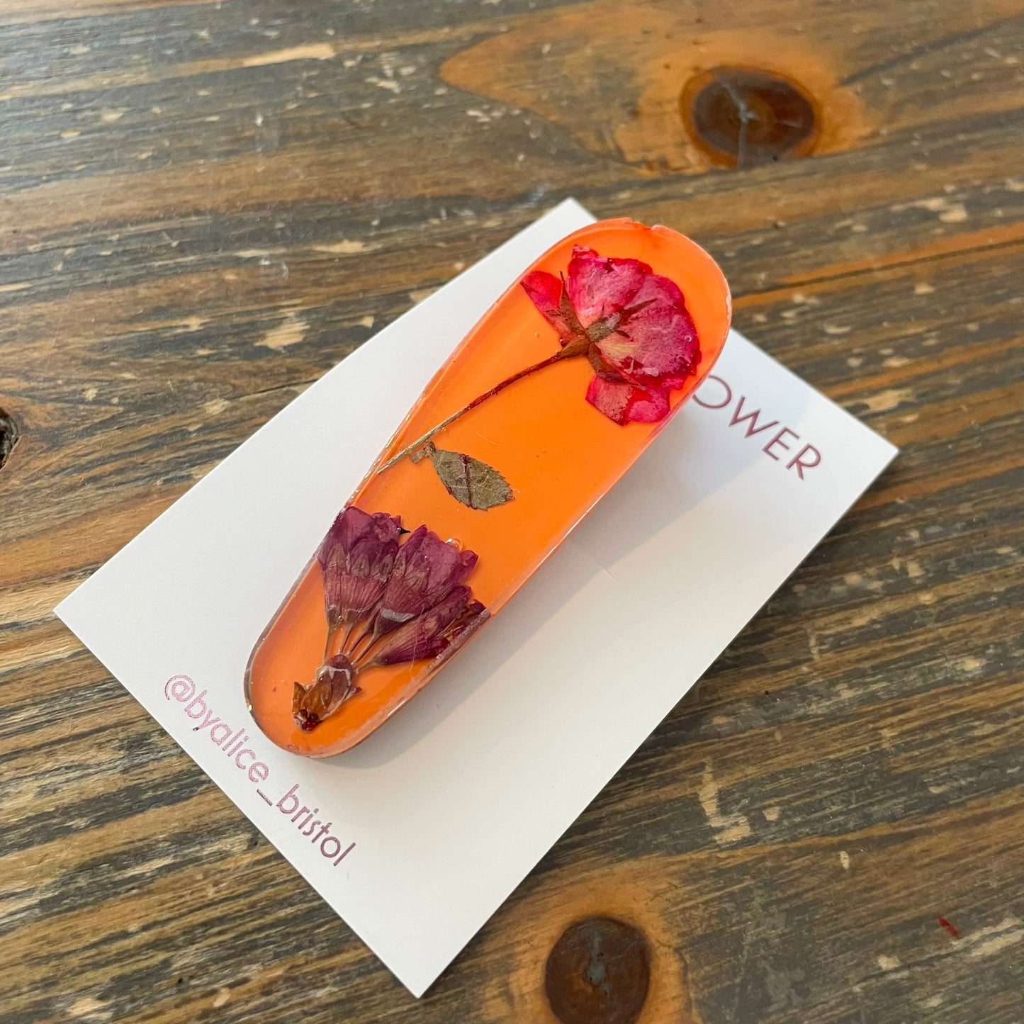 Resin Flower Cute Hair Clips