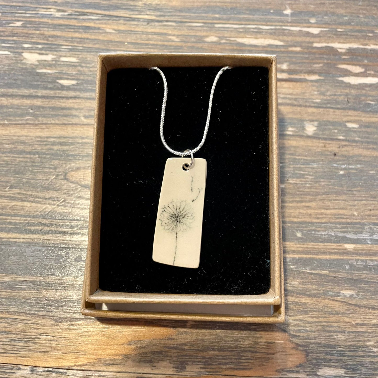 Necklace with Ceramic Pendant