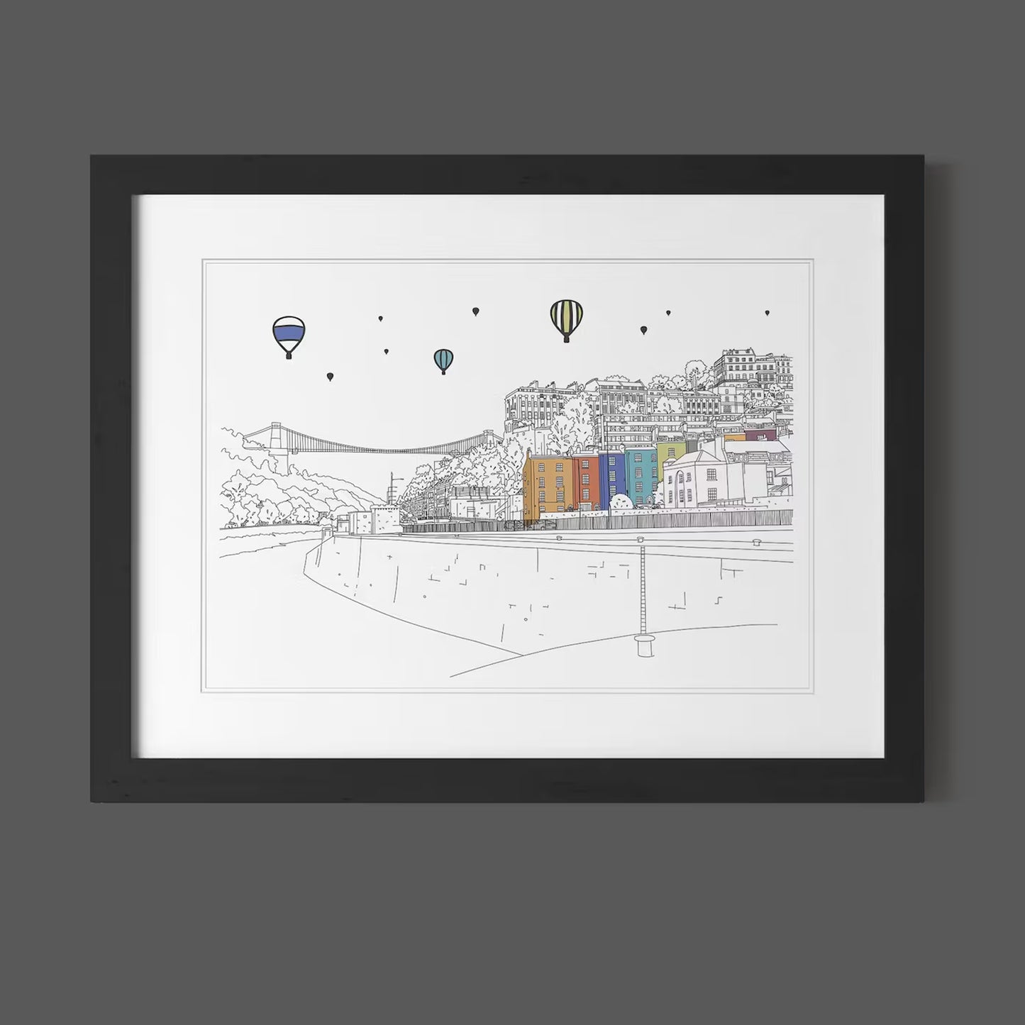 Suspension Bridge Print - A4 & A3